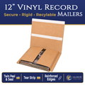 12 inch vinyl record mailer – heavy‑duty LP packaging – Salisbury Pack & Post