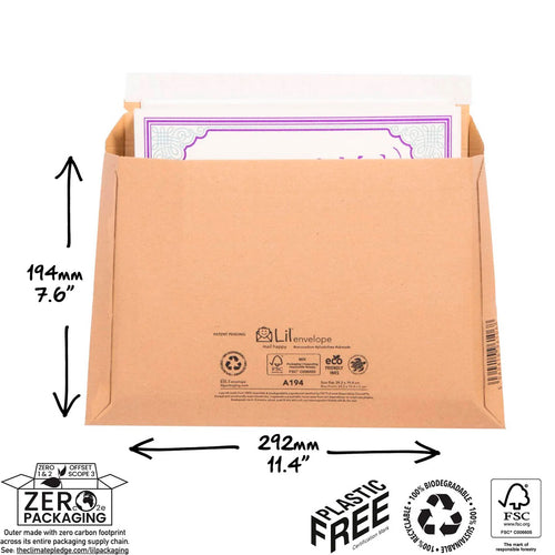 book and comic mailer – peel and seal closure – Salisbury Pack & Post