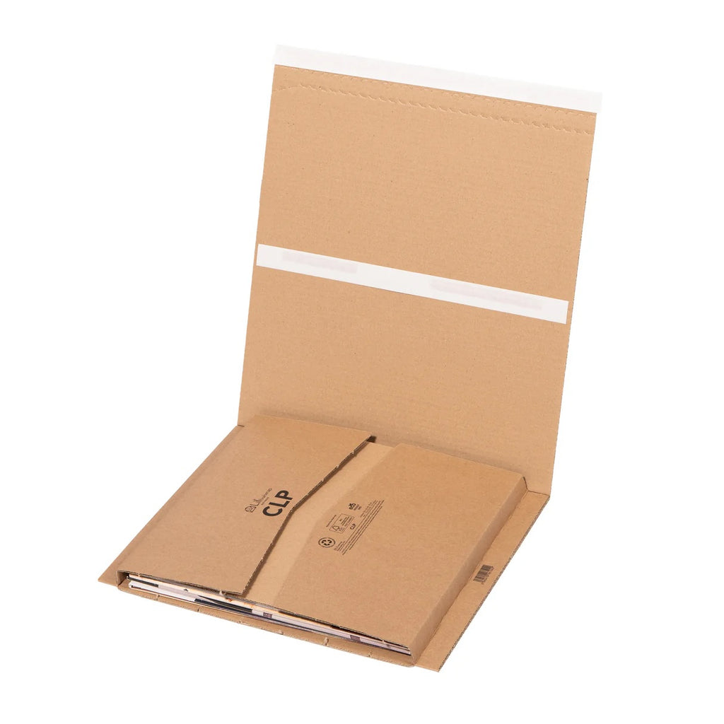 12 inch vinyl record mailer – strong corrugated kraft cardboard – Salisbury Pack & Post