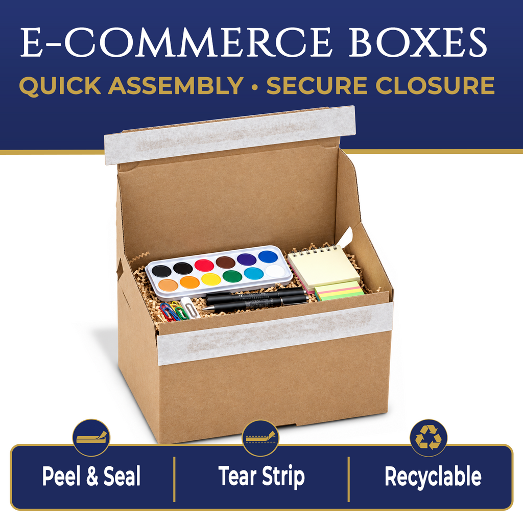 E-commerce Crash Lock Postal Boxes – Peel & Seal