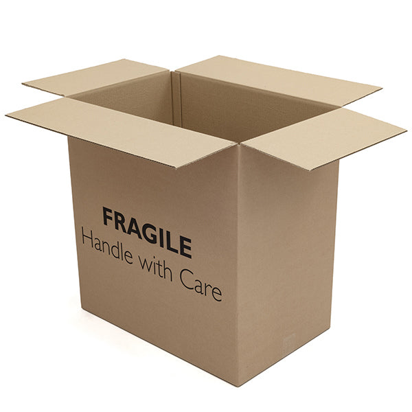 Size 5 fragile shipping boxes 590 × 383 × 605 mm extra-large double-wall cardboard shipping box.