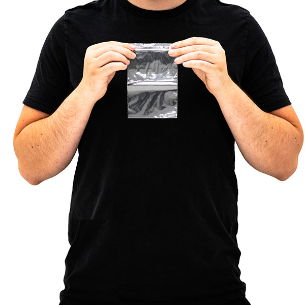 Grip Seal Bags 102 × 140 mm (4 × 5.5 in) resealable clear plastic bag for documents, craft materials and retail packaging.