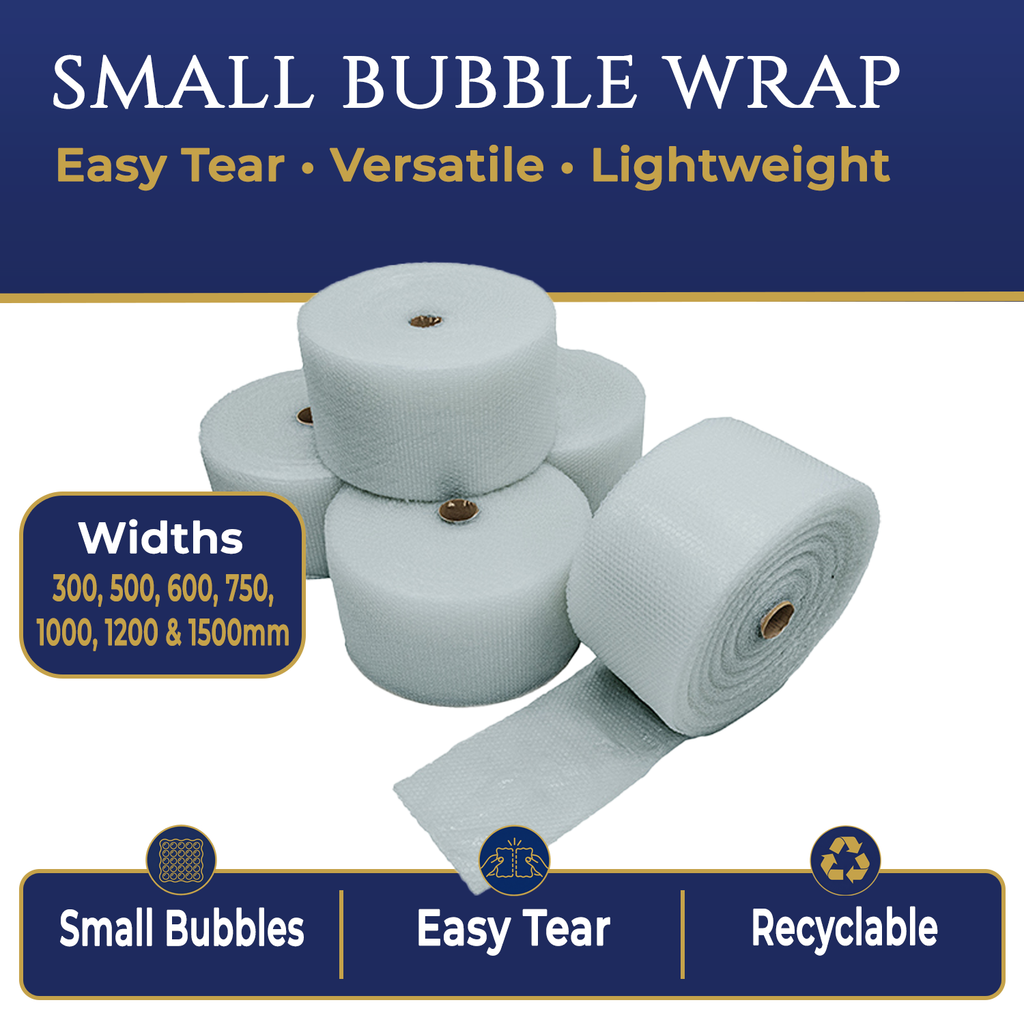 Bubble Wrap - Small Bubbles - (per roll)