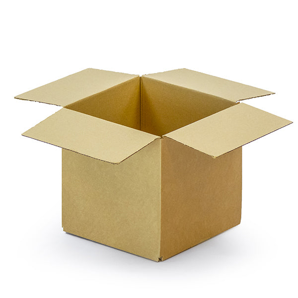 Standard Single wall cardboard boxes for shipping Size 11 – 203 × 203 × 203 mm (8 × 8 × 8 inches) brown corrugated shipping box