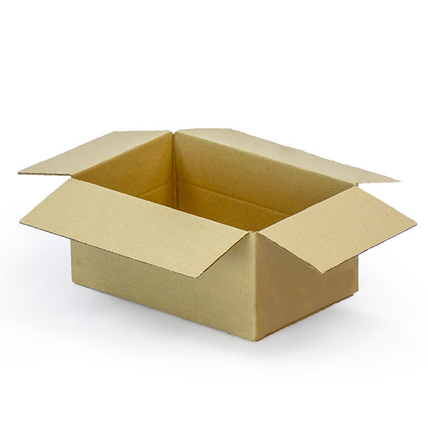 Standard Single wall cardboard boxes for shipping Size 13 – 229 × 152 × 102 mm (9 × 6 × 4 inches) brown corrugated shipping box