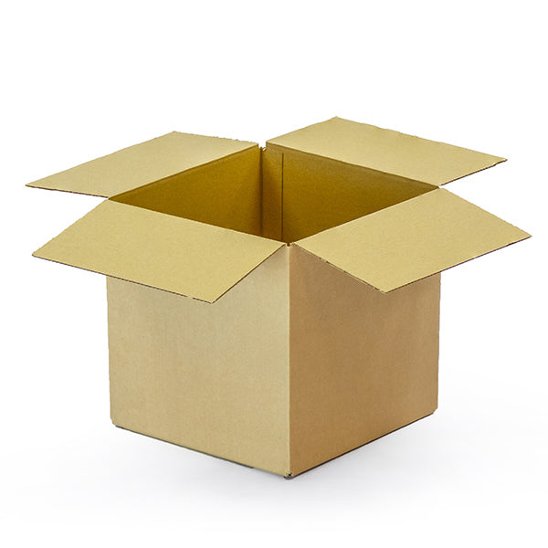 Standard Single wall cardboard boxes for shipping Size 16 – 229 × 229 × 229 mm (9 × 9 × 9 inches) brown corrugated shipping box