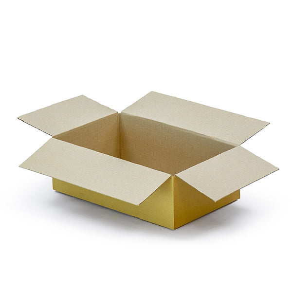 Standard Single wall cardboard boxes for shipping Size 41 – 381 × 248 × 127 mm (15 × 9.75 × 5 inches) brown corrugated shipping box
