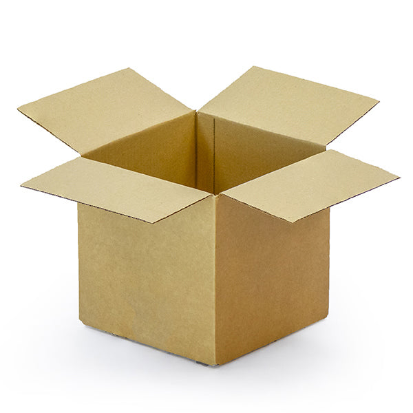 Standard Single wall cardboard boxes for shipping Size 8 – 178 × 178 × 178 mm (7 × 7 × 7 inches) brown corrugated shipping box