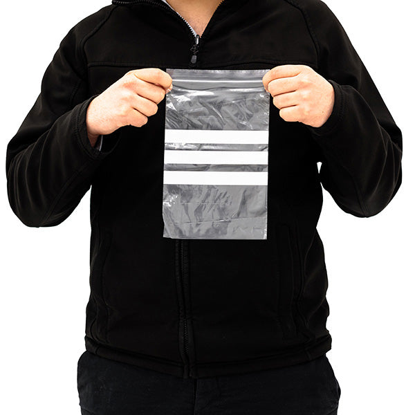 Grip Seal Bags 152 × 229 mm Clear Write-On Panel Resealable Plastic Bag