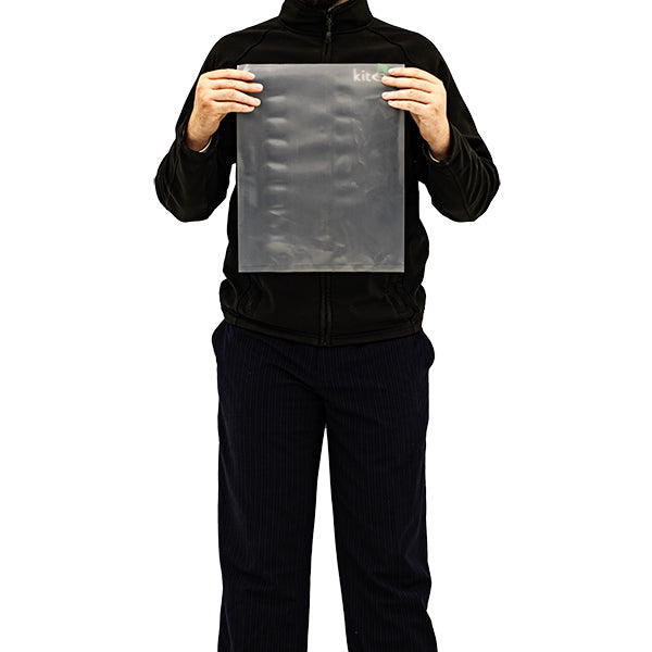 300 × 375mm clear polythene bags suitable for larger products