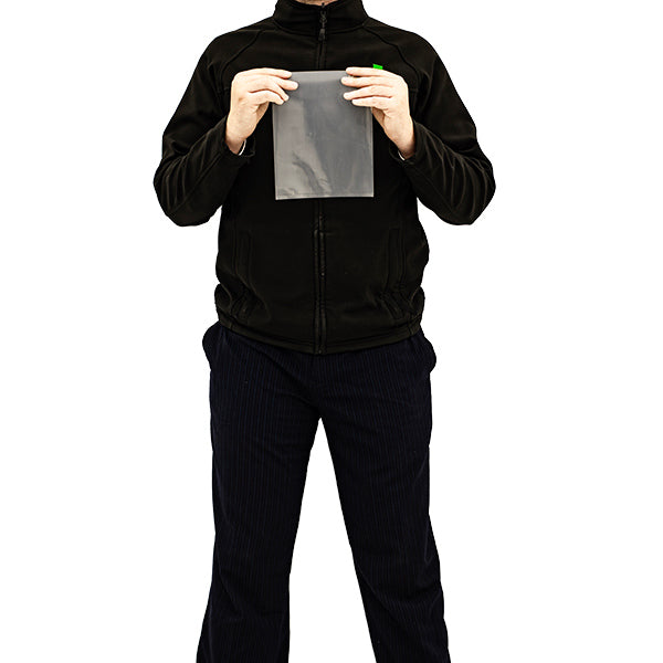 175 × 225mm clear polythene bags for retail and warehouse use