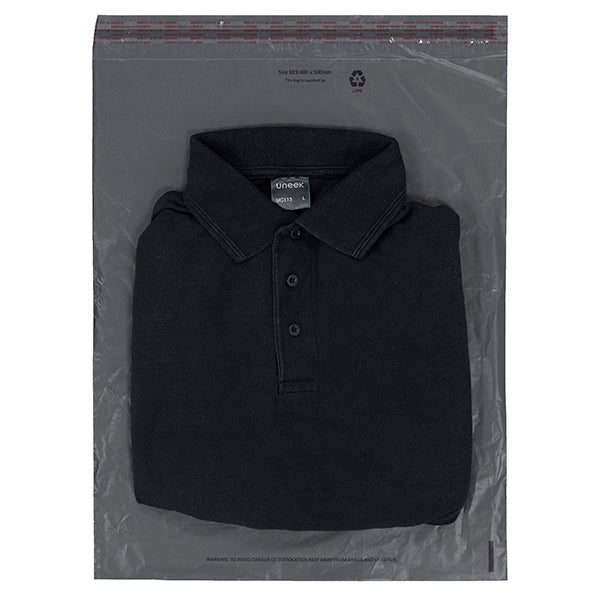 Grey mailing bags 55 micron – tamper‑resistant polythene packaging